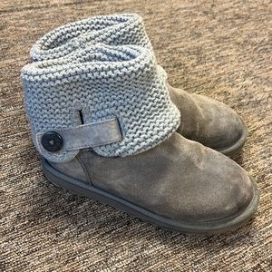 Ugg Shaina cuffed sweater boot gray size 9